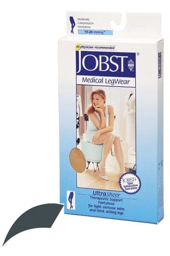 Complete Medical Stockings BSN Med-Beiersdorf Jobst Jobst Ultrasheer 15-20mmHG Pantyhose Antracite Large