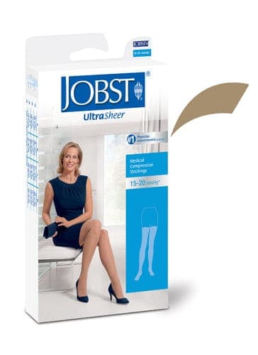 Complete Medical Stockings BSN Med-Beiersdorf Jobst Jobst Ultrasheer 15-20mmHG Thigh Hi Medium (pr) Honey