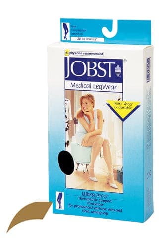 Complete Medical Stockings BSN Med-Beiersdorf Jobst Jobst Ultrasheer 20-30 CT Pantyhose Sun Tan Large