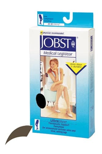 Complete Medical Stockings BSN Med-Beiersdorf Jobst Jobst Ultrasheer 20-30 mmHg Pantyhose Espresso Large