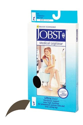 Complete Medical Stockings BSN Med-Beiersdorf Jobst Jobst Ultrasheer 20-30mmHg Knee Hi Medium (pr) Espresso