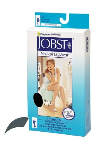 Complete Medical Stockings BSN Med-Beiersdorf Jobst Jobst Ultrasheer 20-30mmHg Thigh Hi Large (pr) Antracite