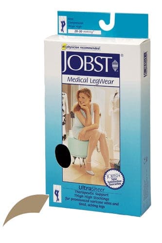 Complete Medical Stockings BSN Med-Beiersdorf Jobst Jobst Ultrasheer 20-30mmHG Thigh Hi Large (pr) Honey