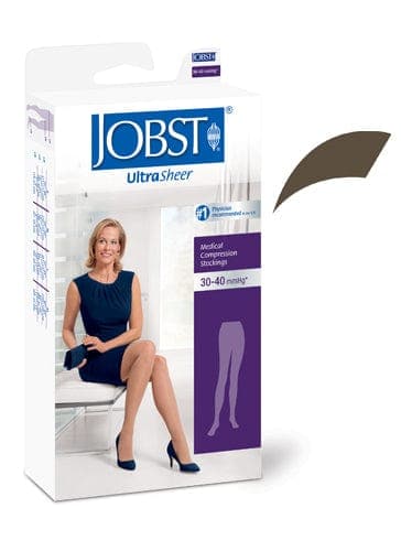 Complete Medical Stockings BSN Med-Beiersdorf Jobst Jobst Ultrasheer 30-40 mmHg Pantyhose Espresso Large