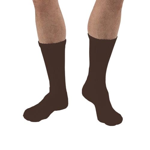 Complete Medical Diabetes Care BSN Med-Beiersdorf Jobst Sensifoot 8-15 Crew Diabetic Socks Large Brown