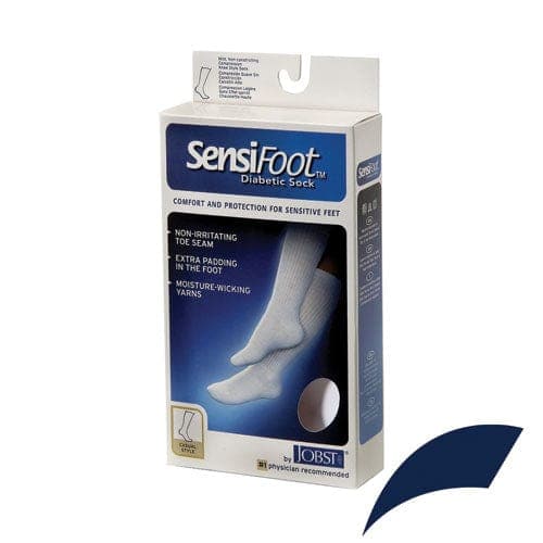 Complete Medical Diabetes Care BSN Med-Beiersdorf Jobst Sensifoot Diabetic Socks Navy Extra Small