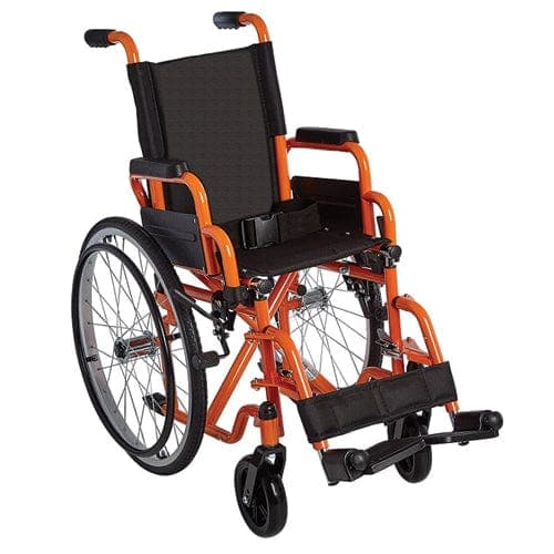Complete Medical Wheelchairs & Accessories Circle Specialty Ziggo Wheelchair Lightweight Folding  12   Orange