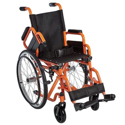 Complete Medical Wheelchairs & Accessories Circle Specialty Ziggo Wheelchair Lightweight Folding  12   Orange