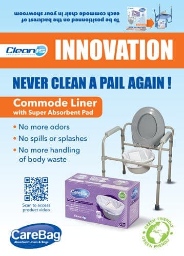 Complete Medical Commodes Cleanis Sale Card for Commode Liner