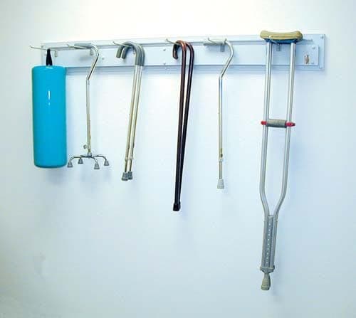 Complete Medical Mobility Products Clinton Industries Cane and Crutch Rack
