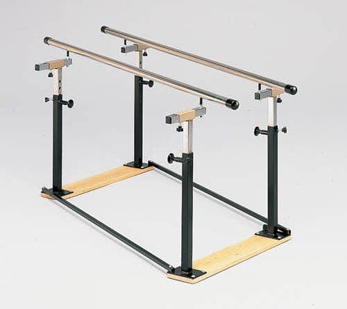 Complete Medical Physical Therapy Clinton Industries Folding Parallel Bars 10' w/Wood Base