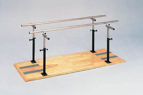 Complete Medical Physical Therapy Clinton Industries Platform Mounted Parallel Bars 10'