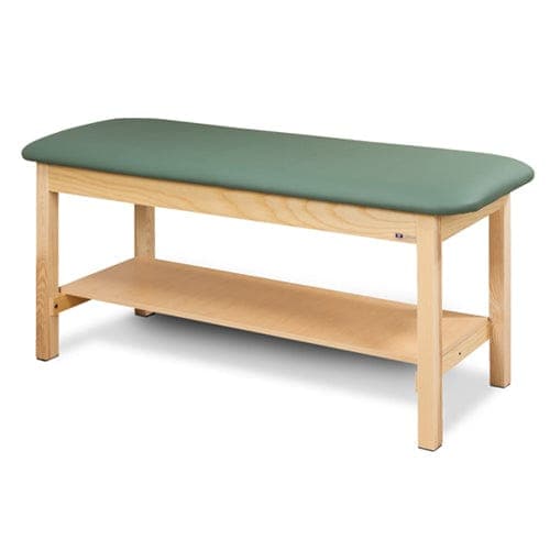 Complete Medical Physician Supplies Clinton Industries Treatment Table  Flat Top w/Shelf  30  wide