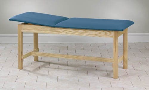 Complete Medical Physician Supplies Clinton Industries Treatment Table H-Brace Rising Top w/o Shelf 27x72x31