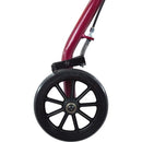 Complete Medical Mobility Products Compass Health Aluminum Rollator w/Loop Brake Burgundy  4-Wheel