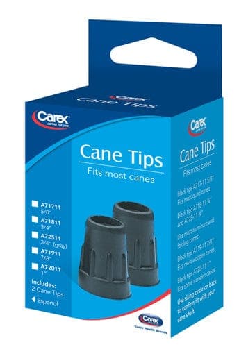 Complete Medical Mobility Products Compass Health Cane Tips  7/8  Case of 6 pair