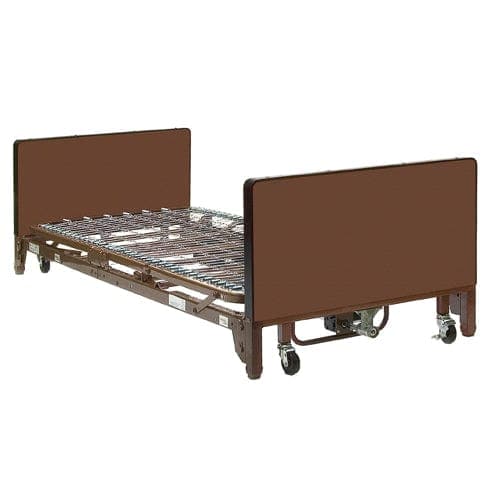 Complete Medical Beds & Accessories Compass Health Full Electric Bed Pkg w/Full Rails & Fibercore Mattress