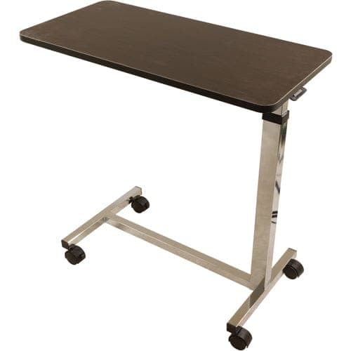 Complete Medical Beds & Accessories Compass Health Overbed Table Non-Tilt w/Chrome Finish (30 x15 )