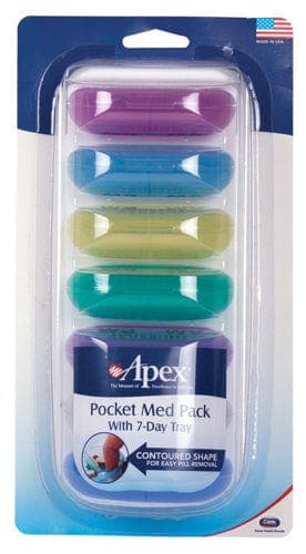 Complete Medical Aids to Daily Living Compass Health Pocket Med Pack w/ 7-Day Tray