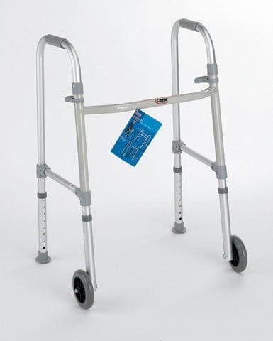 Complete Medical Mobility Products Compass Health Walker  Dual Paddle  Folding w/ 5  Wheels & Glides