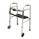 Complete Medical Mobility Products Compass Health Walker w/Seat Adult  2-Button & 5  Wheels  Roscoe