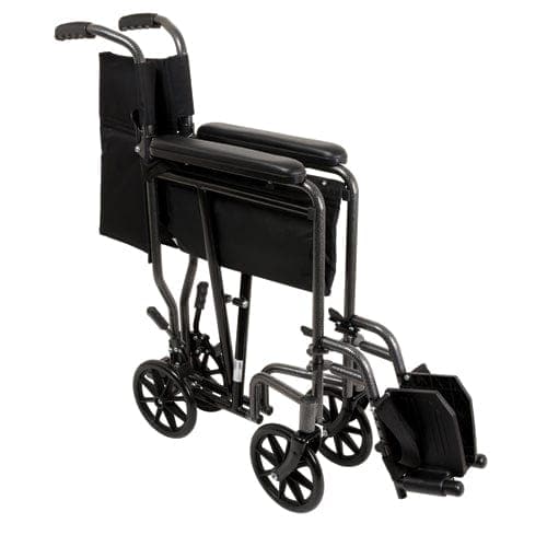 Complete Medical Wheelchairs & Accessories Compass Health Wheelchair Transport Steel  19  Seat Width