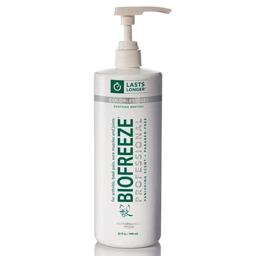 Complete Medical Biofreeze - 32oz Gel Pump Dye-Free Prof Version