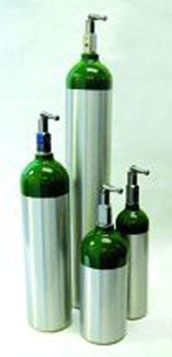 Complete Medical Respiratory Care Complete Medical Oxygen 'M-9' Cylinder (C) w/Toggle