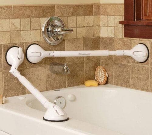 Complete Medical Bath Care Complete Medical Portable Grab Bar Adj. 22 -27  Telescoping & Pivoting Medium