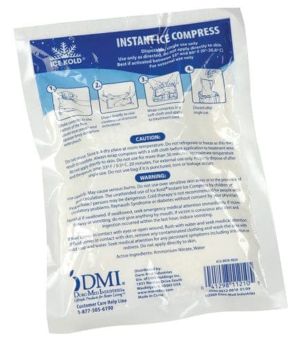 Complete Medical Hot & Cold Therapy Complete Medical Supplies Instant Cold Packs - Each 5 x9
