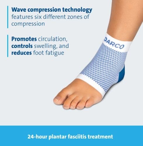 Complete Medical Foot Care Darco International DCS Plantar Fasciitis Sleeve X-Large  Men's 13 +  Original