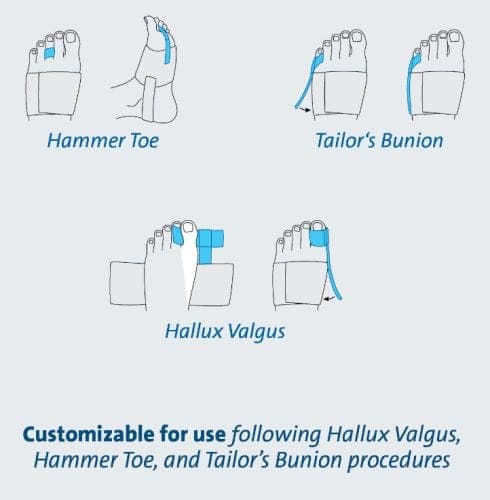 Complete Medical Foot Care Darco International Toe Alignment Splint Darco