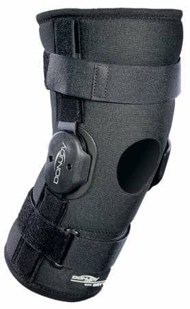 Complete Medical Orthopedic Care DJO Aircast Hinged Knee Support Sleeve w/ Open Popliteal & Horseshoe  XS