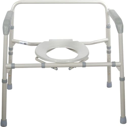 Complete Medical Commodes Drive Medical Bariatric Folding Commode 650 lb. Capacity