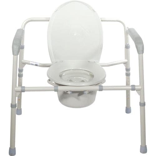 Complete Medical Commodes Drive Medical Bariatric Folding Commode 650 lb. Capacity