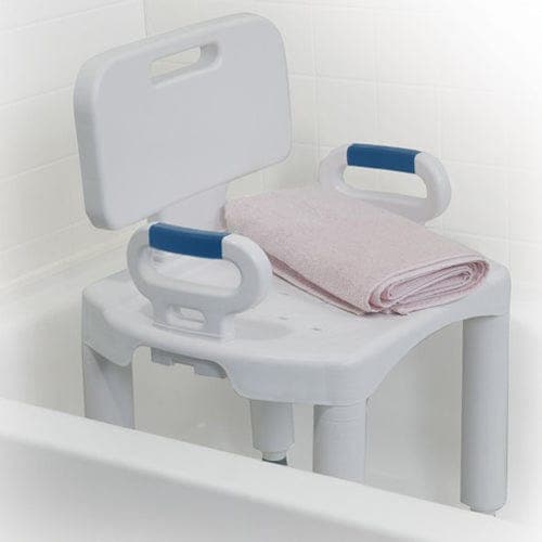 Complete Medical Bath Care Drive Medical Bath Bench  Premium Series with Back and Arms