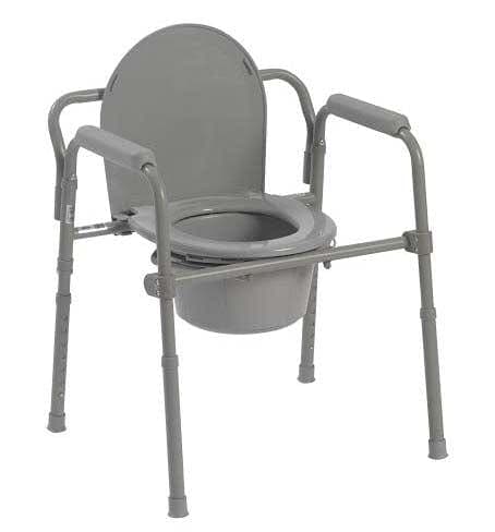 Complete Medical Commodes Drive Medical Commode  Folding Steel 3-in-1 Non-Retail Carton (Drive) Cs/4