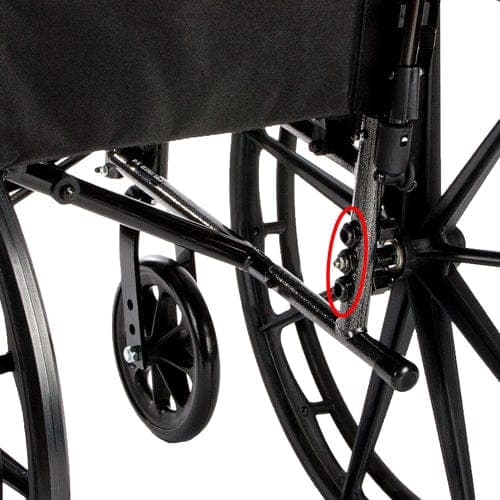 Complete Medical Wheelchairs & Accessories Drive Medical Cruiser X4 W/C 20  w/SF & Ht Adj Flip-Back Desk Arms