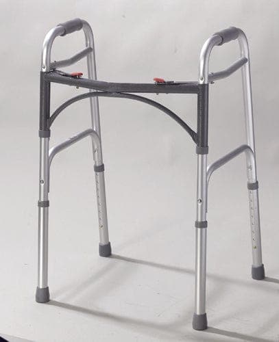 Complete Medical Mobility Products Drive Medical Easy-Release 2 Button Folding Walker Adult