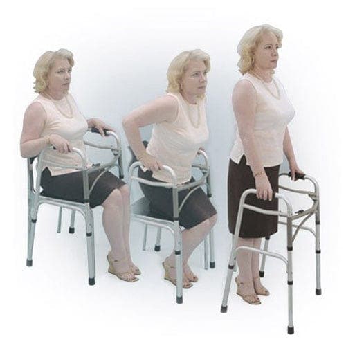 Complete Medical Mobility Products Drive Medical Easy-Release 2 Button Folding Walker Youth