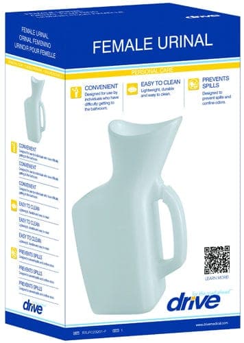 Complete Medical Convalescent Care Drive Medical Female Urinal Retail Boxed
