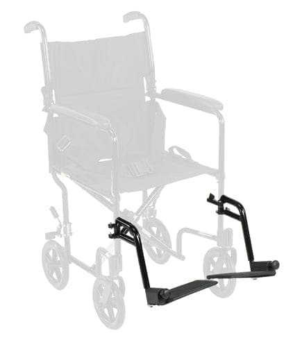 Complete Medical Wheelchairs & Accessories Drive Medical Footrests Set for 10950F Black (Pair)