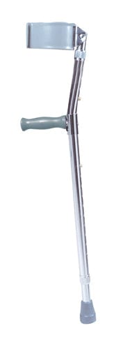 Complete Medical Mobility Products Drive Medical Forearm Crutch  Steel  Adult Bariatric  Pair