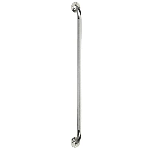 Complete Medical Bath Care Drive Medical Grab Bar- Knurled Chrome 12in