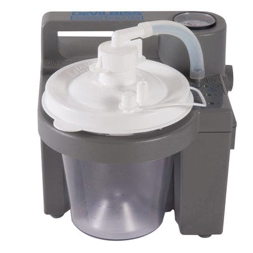 Complete Medical Respiratory Care Drive Medical Homecare Suction Unit w/ batt. 800cc disposable container