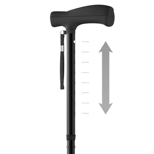 Complete Medical Mobility Products Drive Medical Hurrycane Freedom Edition Black Cane