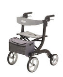 Complete Medical Mobility Products Drive Medical Nitro Rollator  Black with 10  Casters