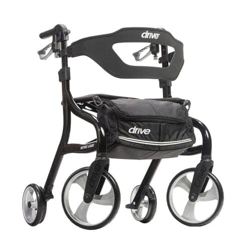 Complete Medical Mobility Products Drive Medical Nitro Sprint Rollator  Tall Black