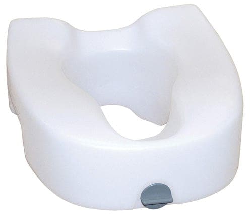 Complete Medical Bath Care Drive Medical Raised Toilet Seat w/Lock w/o Arms