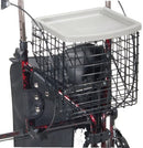 Complete Medical Mobility Products Drive Medical Rollator 3-Wheeled w/Pouch & Basket Loop Brake-Flame Blue